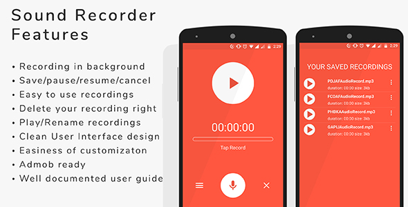 CodeCanyon Sound Recorder Android App & admob integration 20617366 CodeCanyon Sound Recorder Android App & admob integration 20617366
