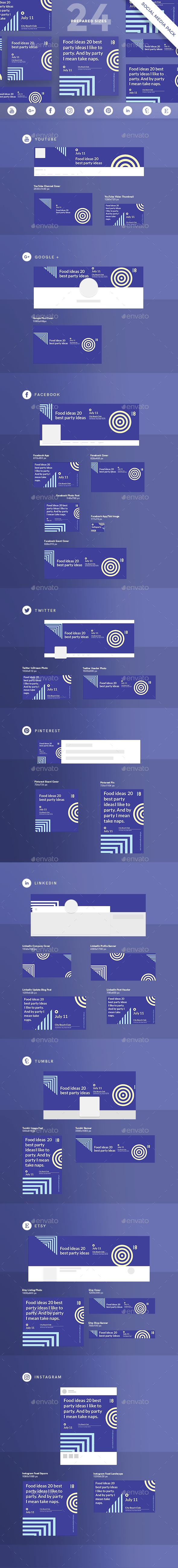 Hello Party Social Media Pack - Miscellaneous Social Media