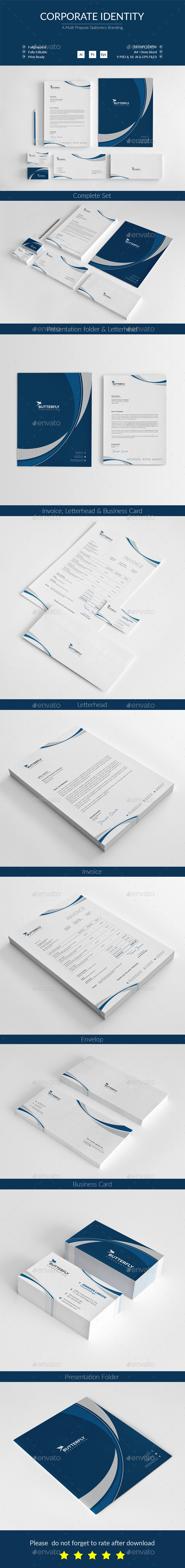 Corporate Identity - Stationery Print Templates