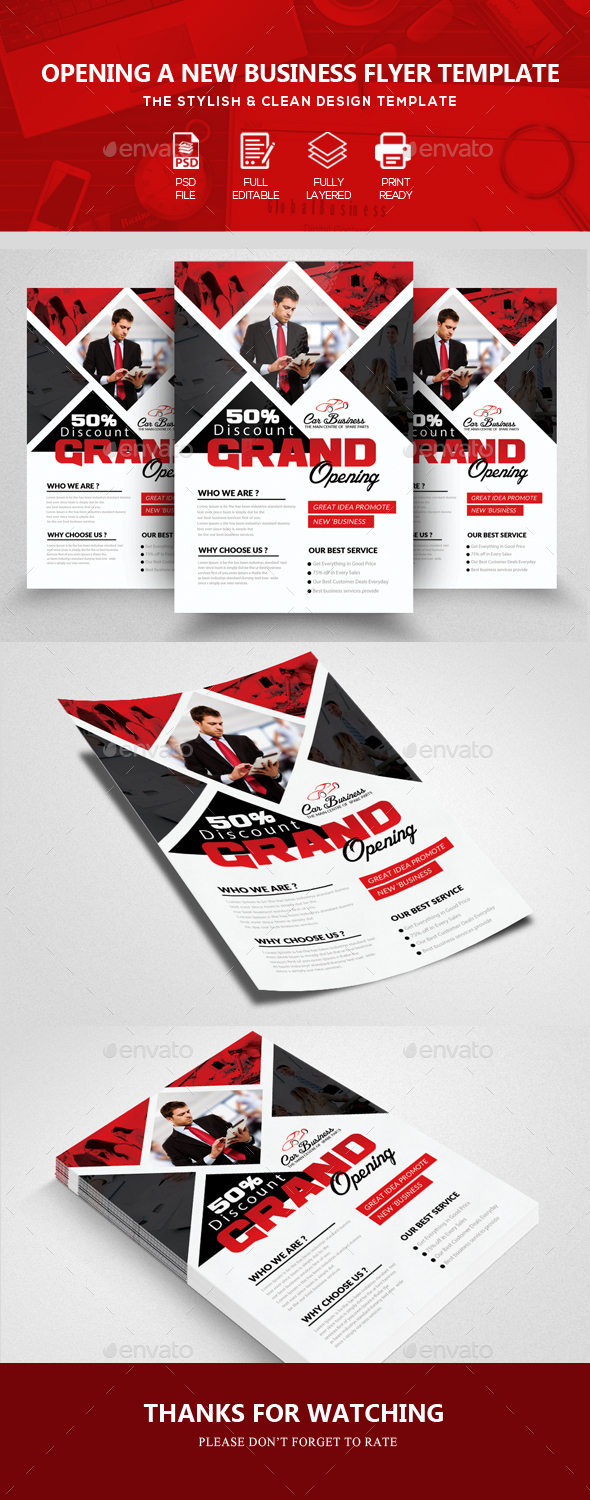 Grand Opening Flyers - Corporate Flyers