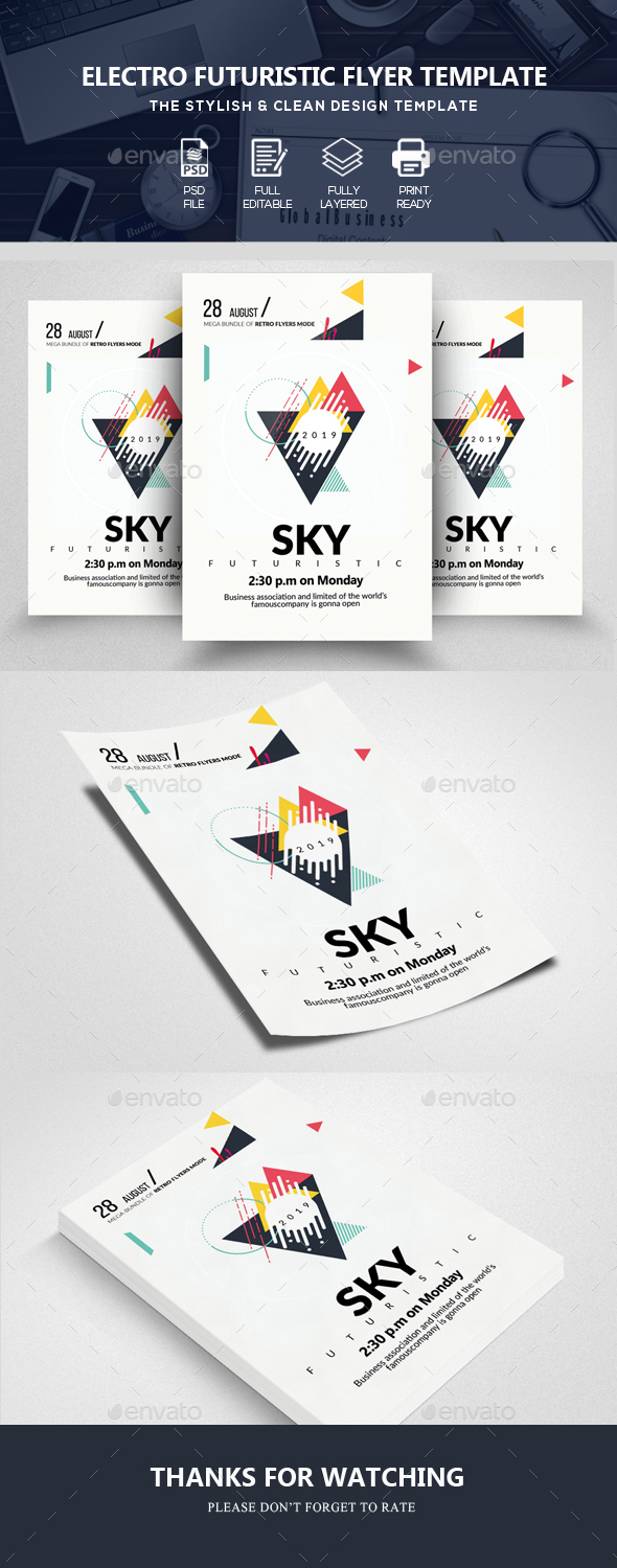Futuristic Flyer - Clubs & Parties Events