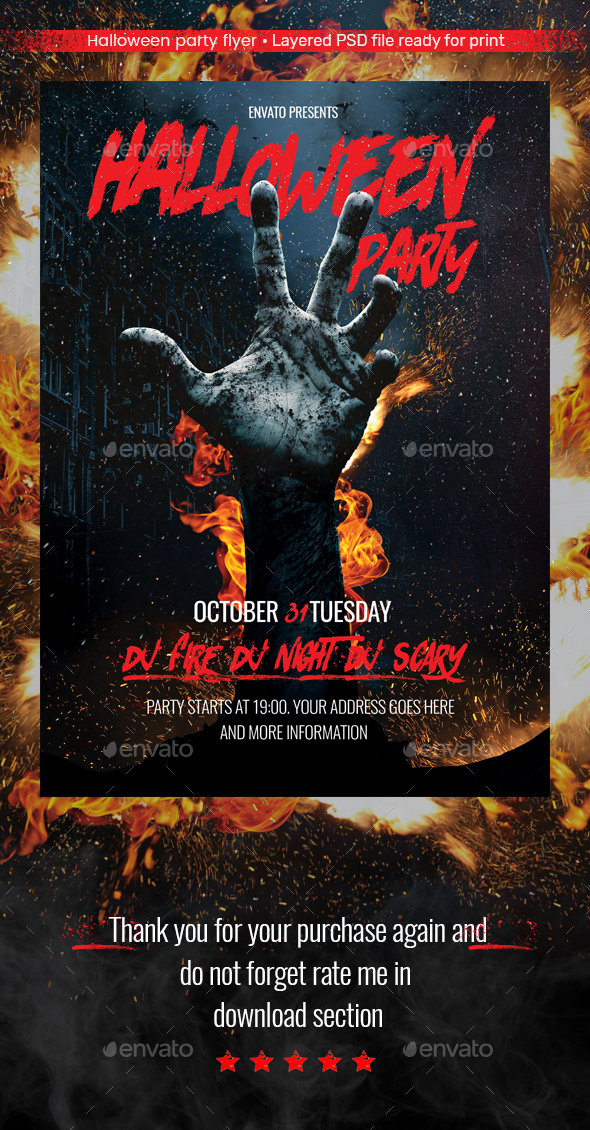 Halloween Party Flyer