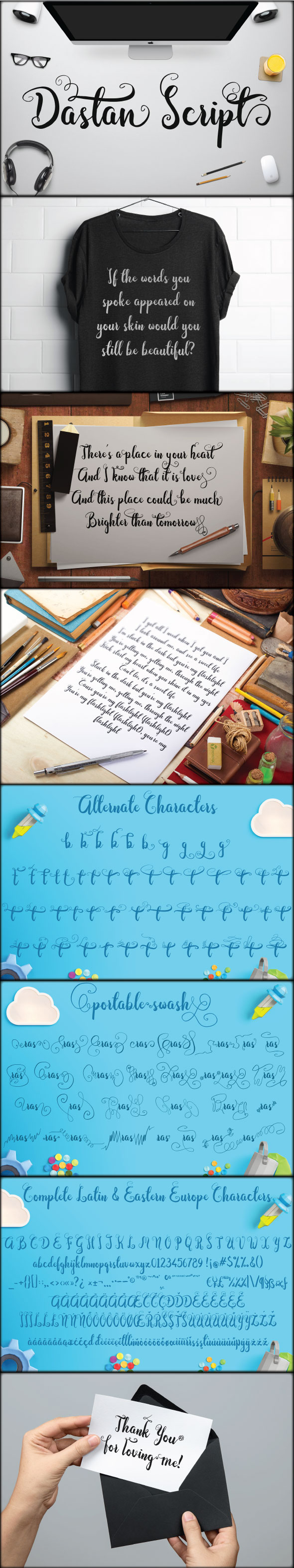 Dastan Script - Cursive Script