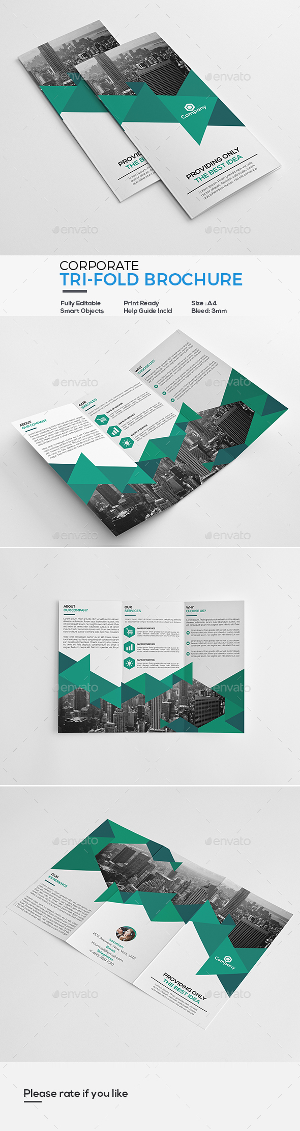 Corporate Tri-Fold Brochure - Corporate Brochures