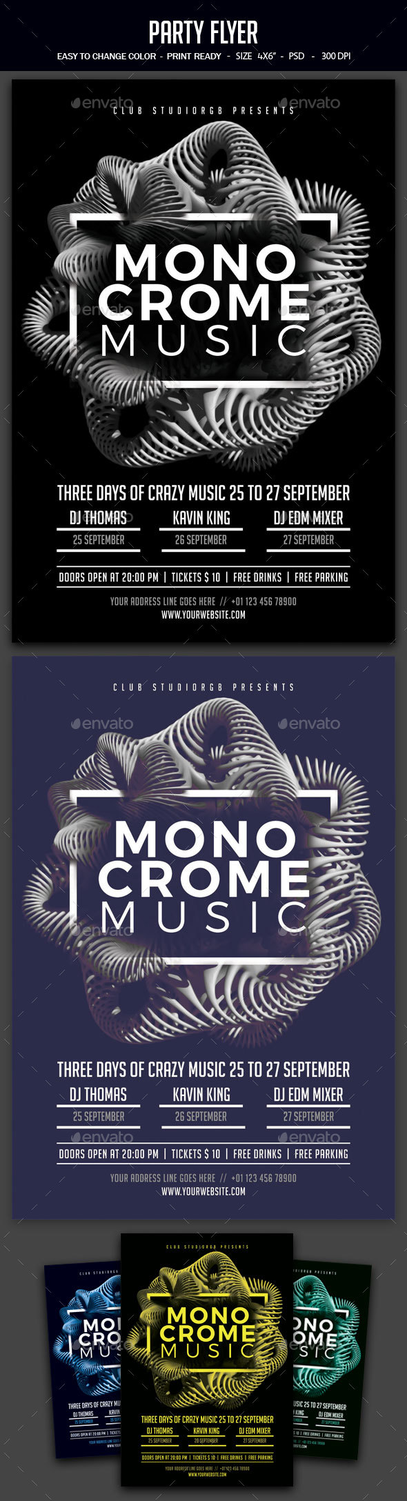 Party Flyer - Clubs & Parties Events