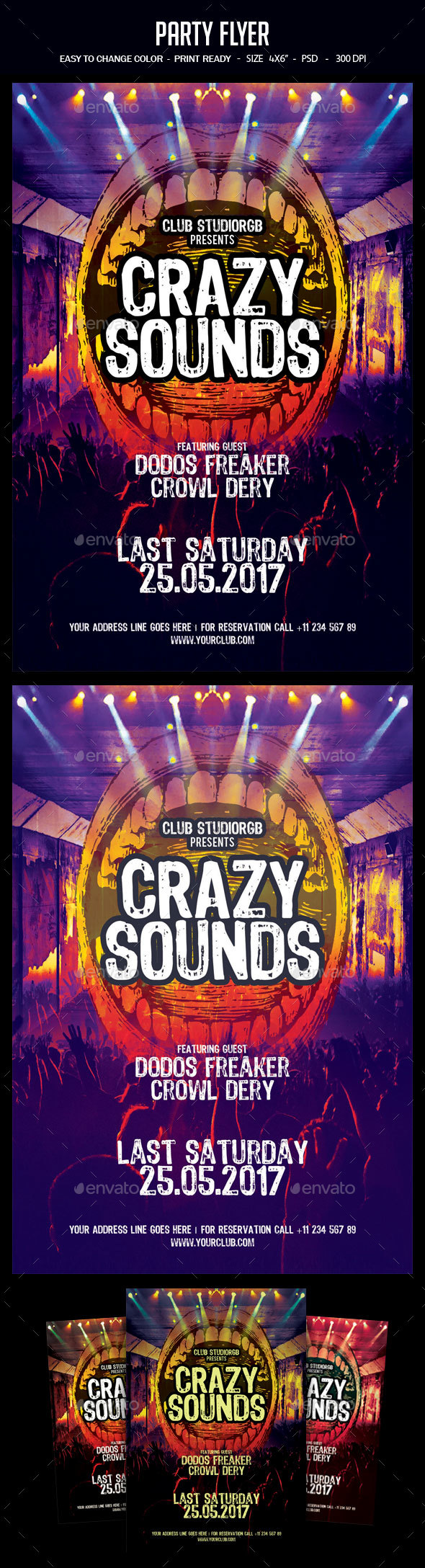 Party Flyer - Clubs & Parties Events