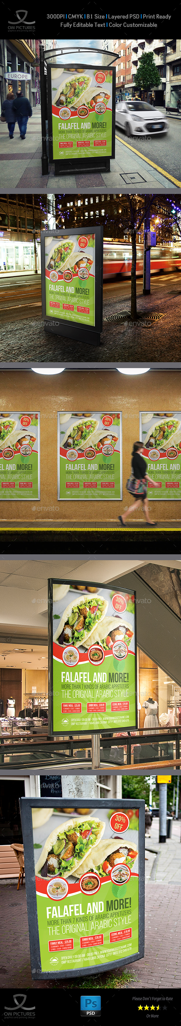 Restaurant Poster Template Vol.13