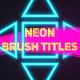 Neon Brush Titles - VideoHive Item for Sale