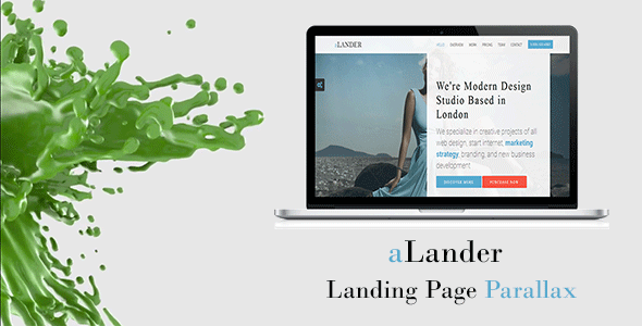 ThemeForest aLander Landing Page Parallax 20285103 ThemeForest aLander Landing Page Parallax 20285103