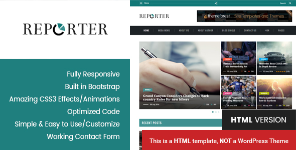 Max Reporter - ThemeForest 20622583