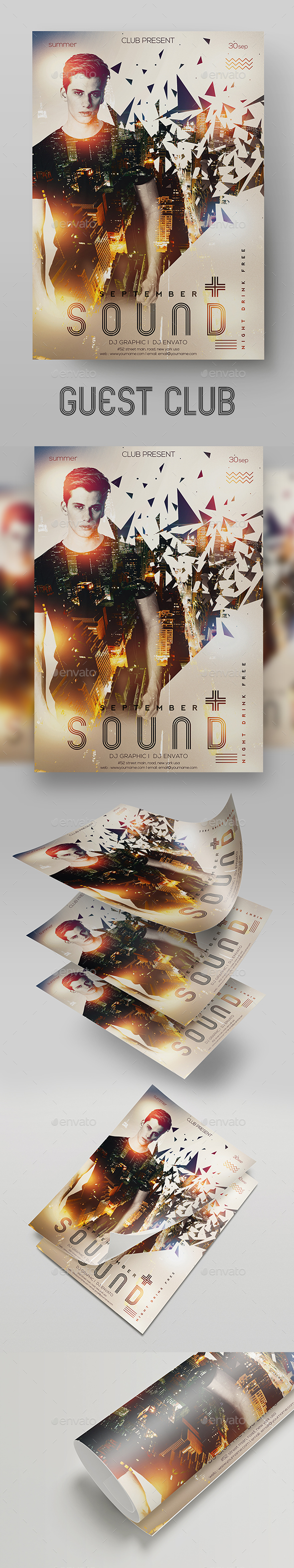 GraphicRiver Guest Dj Club Flyer Poster 20622737 GraphicRiver Guest Dj Club Flyer Poster 20622737