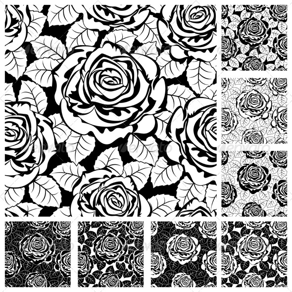 Seamless from roses.