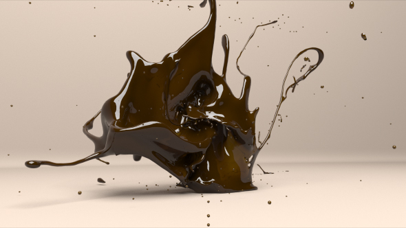 Liquid chocolate Dance No Gravity