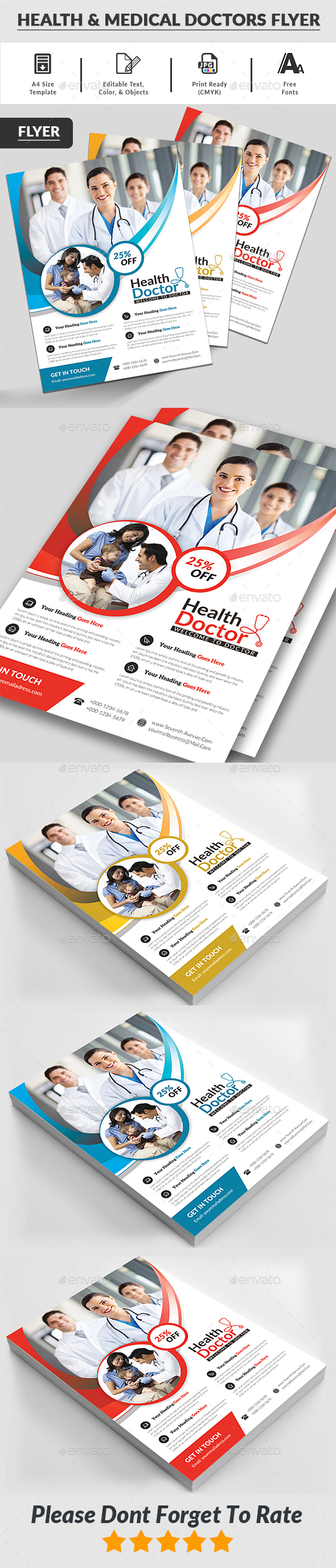 Health & Medical Doctors Flyer - Corporate Flyers