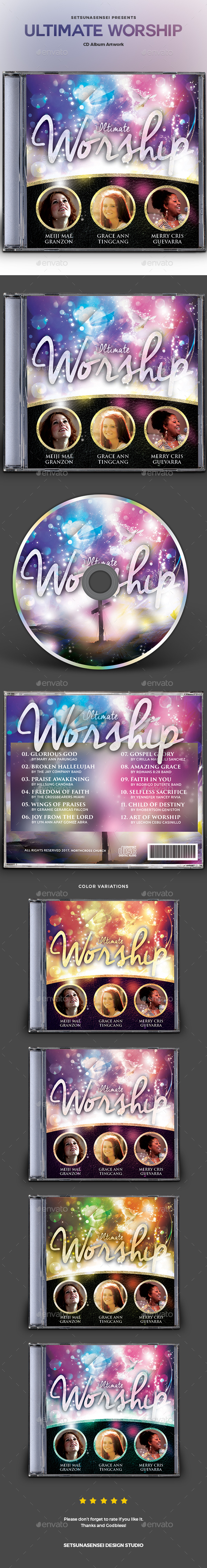 GraphicRiver Ultimate Worship CD Album Artwork 20625090 GraphicRiver Ultimate Worship CD Album Artwork 20625090