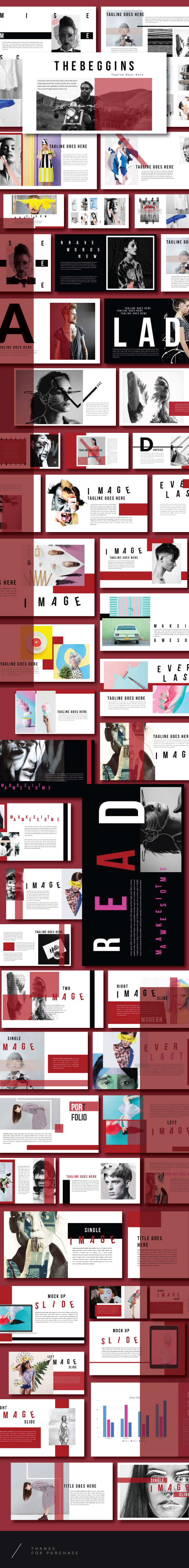 Hipster Multipurpose Powerpoint Template - PowerPoint Templates Presentation Templates