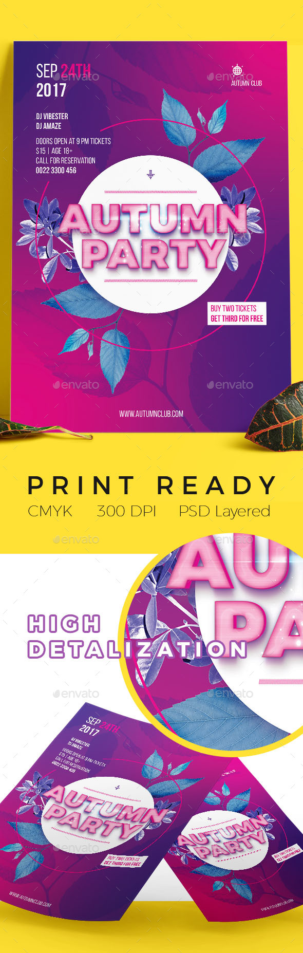 Autumn Party Flyer - Events Flyers