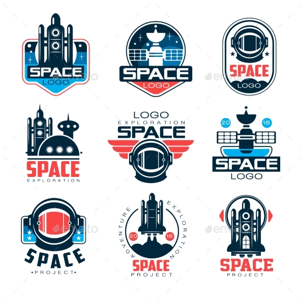 Exploration Space Logo Set