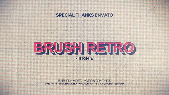 Brush Retro Slideshow