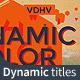 Dynamic Color Titles - VideoHive Item for Sale