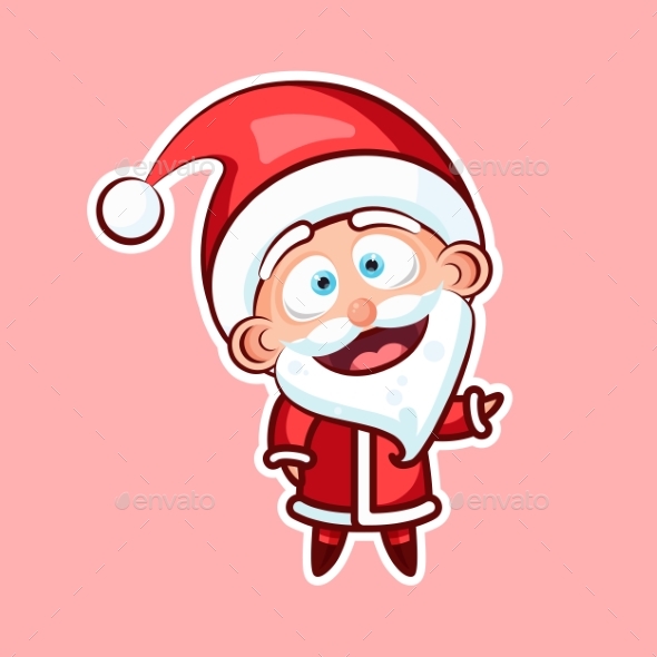 Sticker Emoji Emoticon, Emotion, Hi, Hello, Waving - Christmas Seasons/Holidays