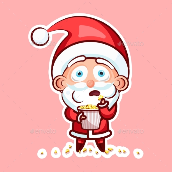 Sticker Emoji Emoticon Emotion, Scream with Rage - Christmas Seasons/Holidays