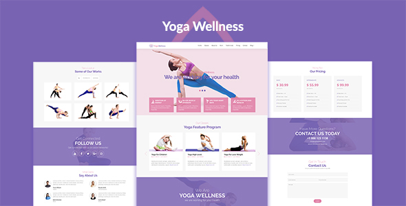Yoga Wellness — Health Beauty & Yoga HTML5 Responsive Template
