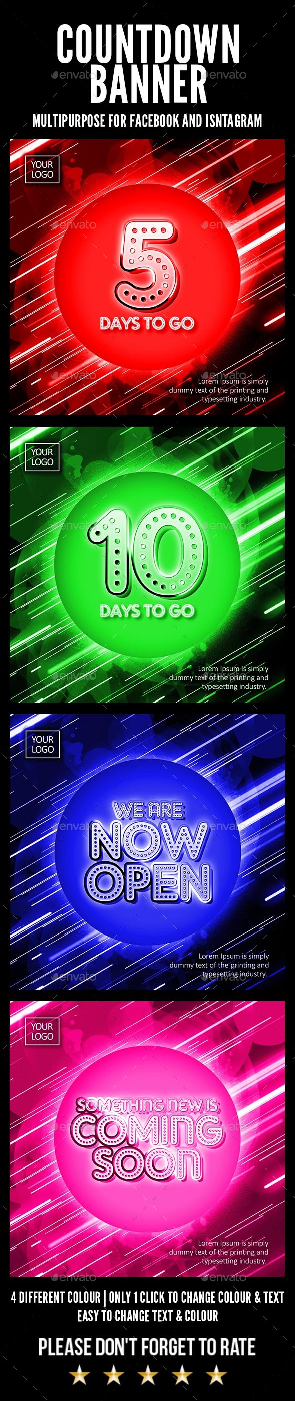 Countdown Banner - Banners & Ads Web Elements