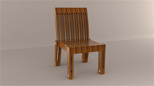 Chair from Wood - 3Docean 20629387