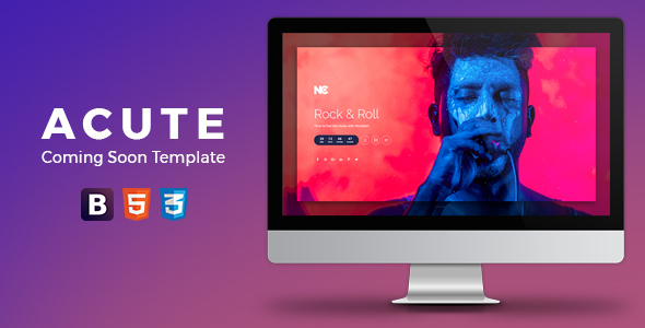 Acute Coming Soon - ThemeForest 20309447