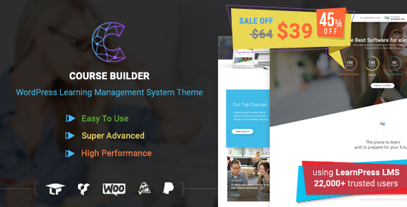 ThemeForest Course Builder WordPress Learning Management System Theme & Elearning Software 20370918 ThemeForest Course Builder WordPress Learning Management System Theme & Elearning Software 20370918