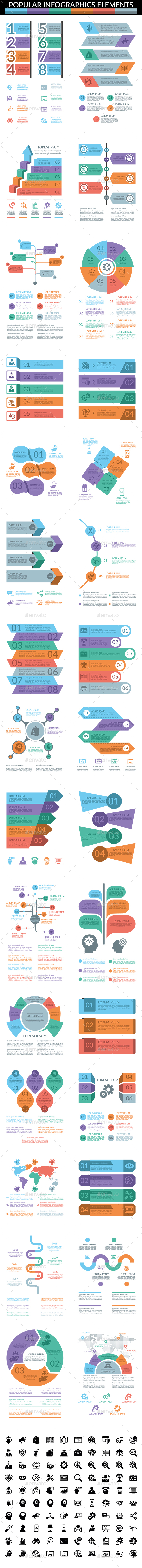 30 Popular Infographic Elements