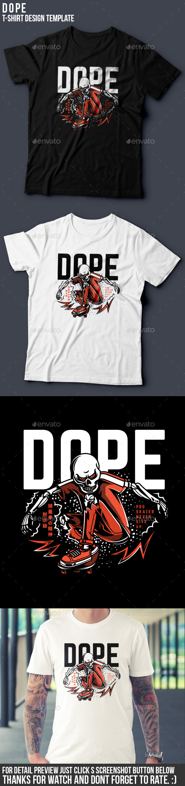 DOPE TShirt Design by BadSyxn GraphicRiver