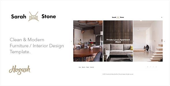 Extraordinary SarahStone furniture HTML template