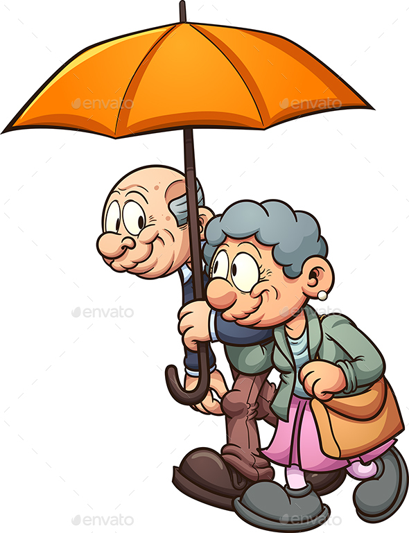 Elderly Couple - People Characters
