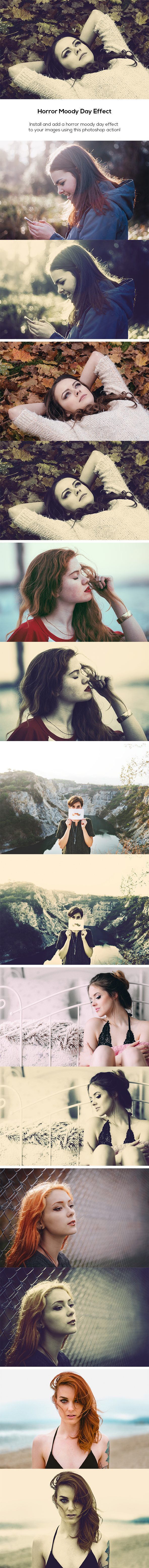 Horror Moody Day Effect - Photo Effects Actions