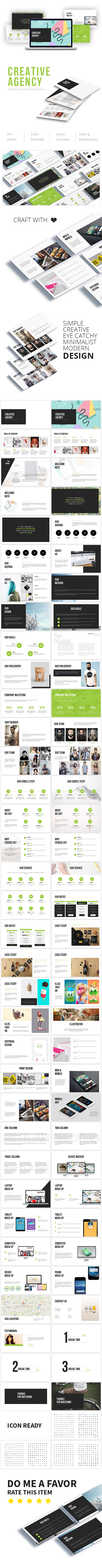 Creative Agency Powerpoint Presentation - Creative PowerPoint Templates