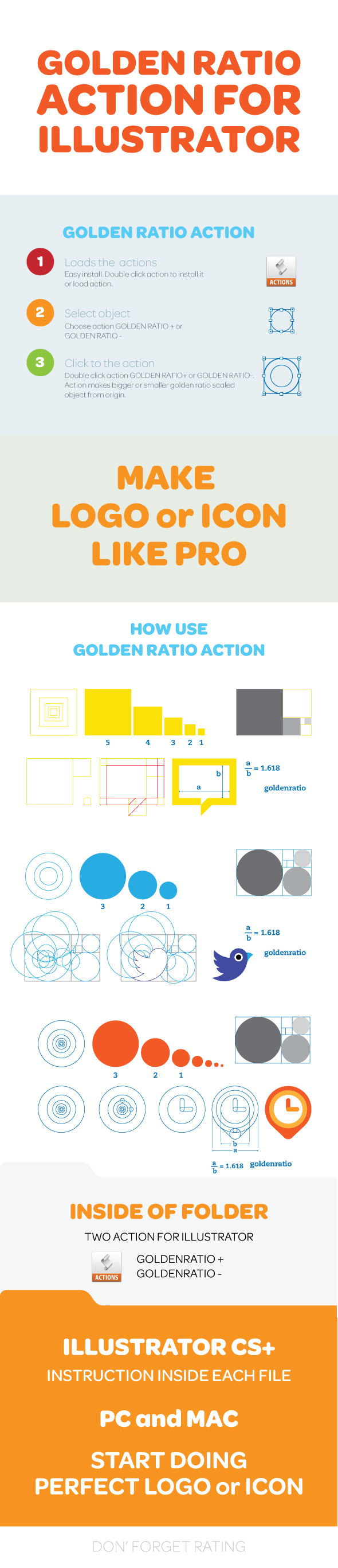 Golden Ratio Illustrator Action - Actions Illustrator