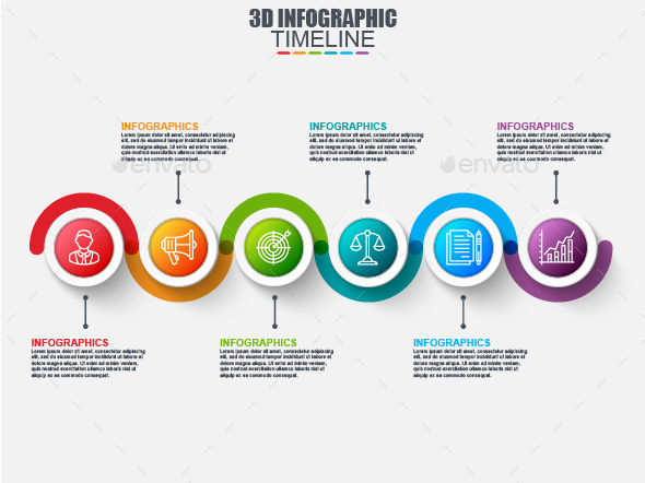 Business Timeline infographics