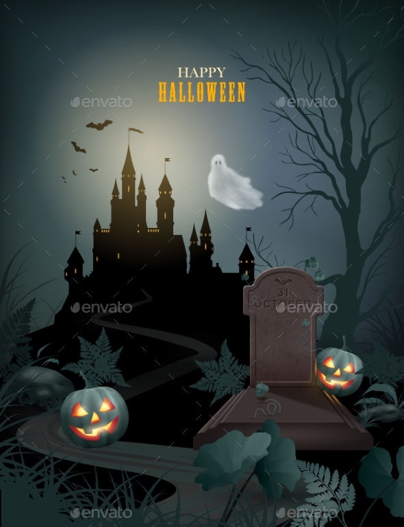 GraphicRiver Halloween Party Invitation 20644185 GraphicRiver Halloween Party Invitation 20644185