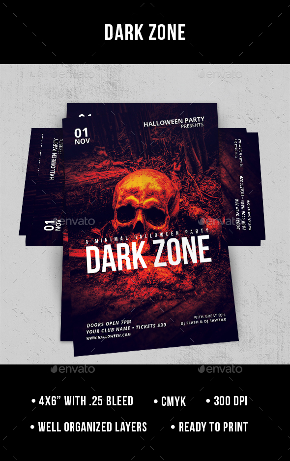 Dark Zone - Flyer - Clubs & Parties Events
