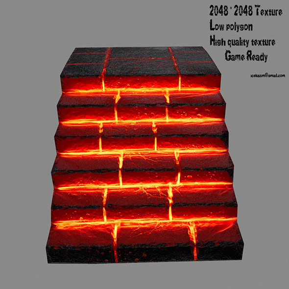 lava stairway - 3Docean 20644612