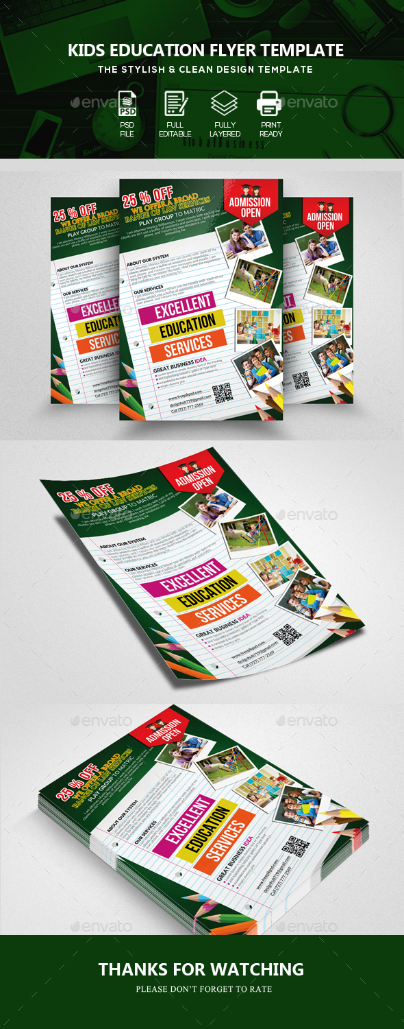 Creative School Admission Open Flyers - Corporate Flyers