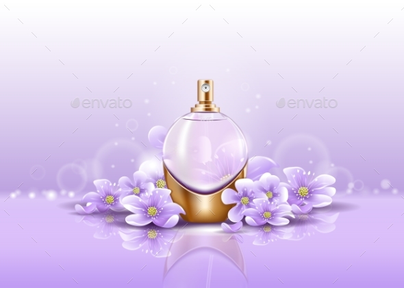 Sprayer or Perfume Glassware Bottle for Aroma - Man-made Objects Objects