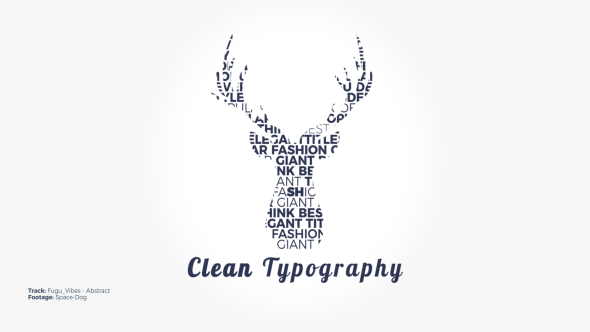Clean Typography - VideoHive 20645969