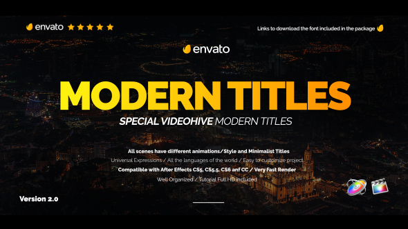 Videohive Modern Promo Titles Pack for FCPX 20587062