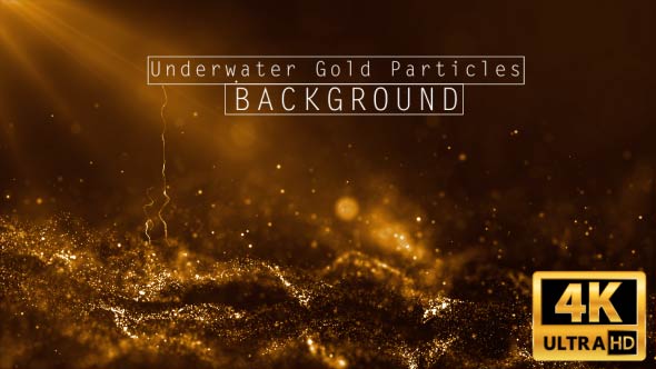 Gold Particles Event Background