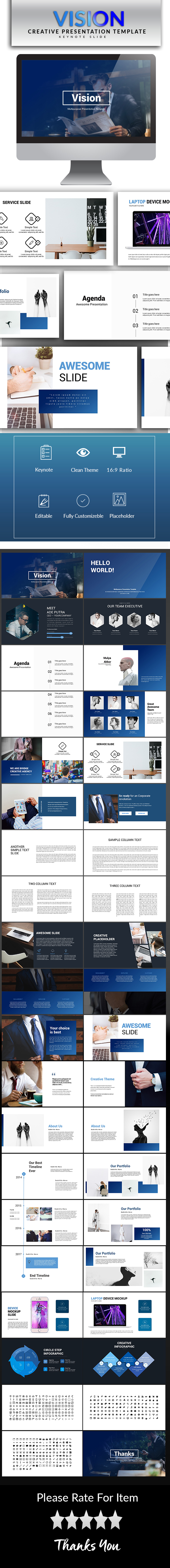Vision Keynote Template - Keynote Templates Presentation Templates
