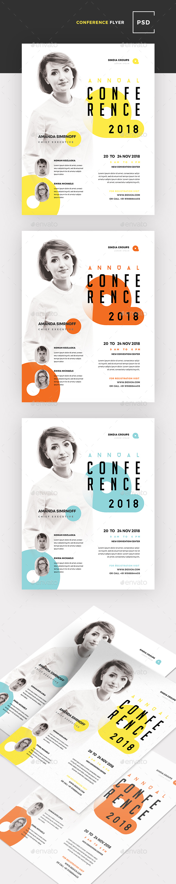GraphicRiver Business Conference Flyer 20647718