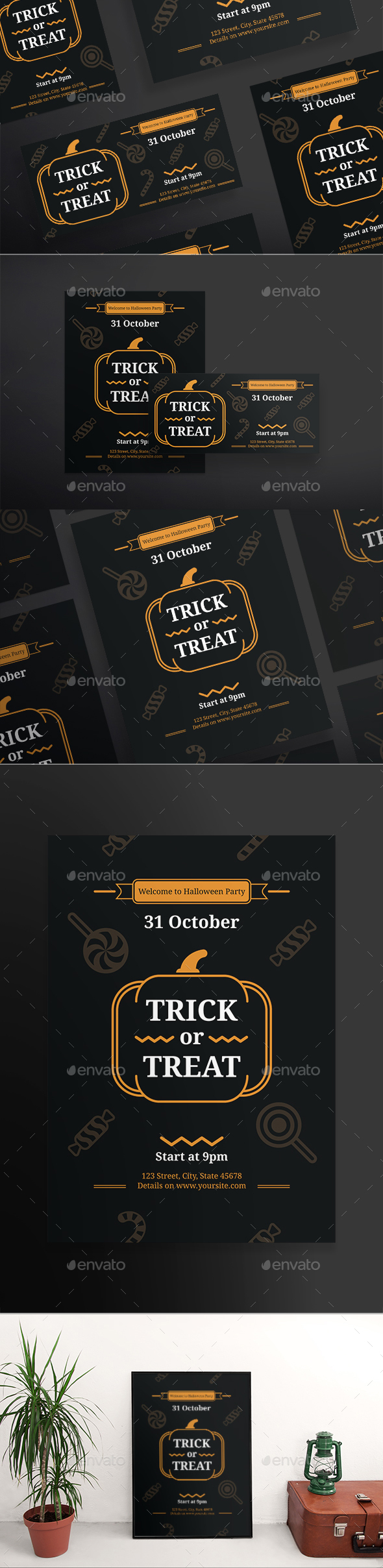 Trick Or Treat Flyers - Holidays Events